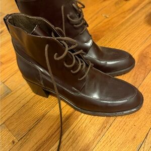 Vero Cuoio Dark Brown Heeled Boots